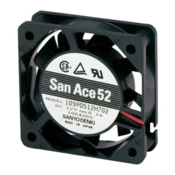 Sanyo 109P0512H702 Ventilator