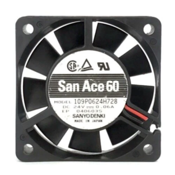 Sanyo 109P0624H728 Ventilator