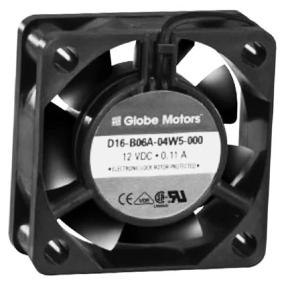 Globe Motors D16-B06A-04W5-000 Ventilator