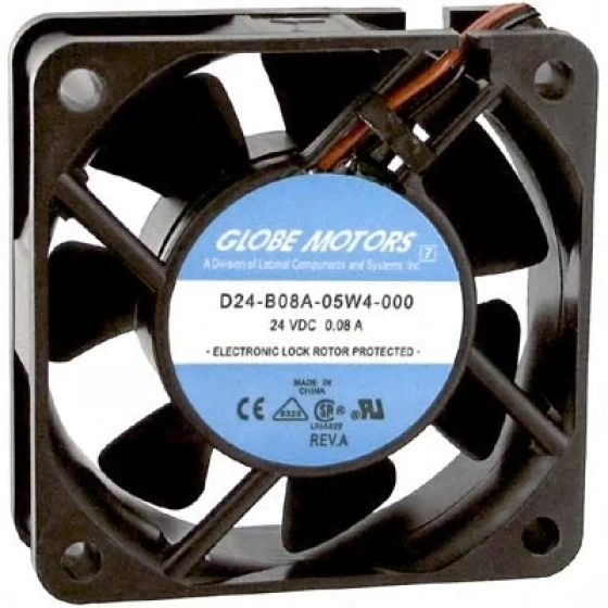 Globe Motors D24-B08A-05W4-000 Ventilator