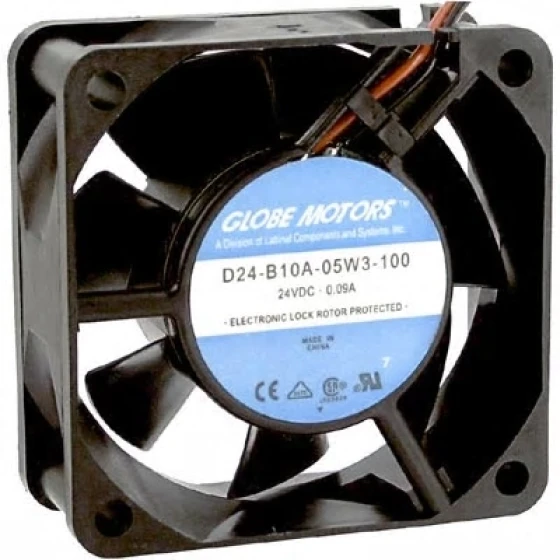 Globe Motors D24-B10A-05W3-100 Ventilator