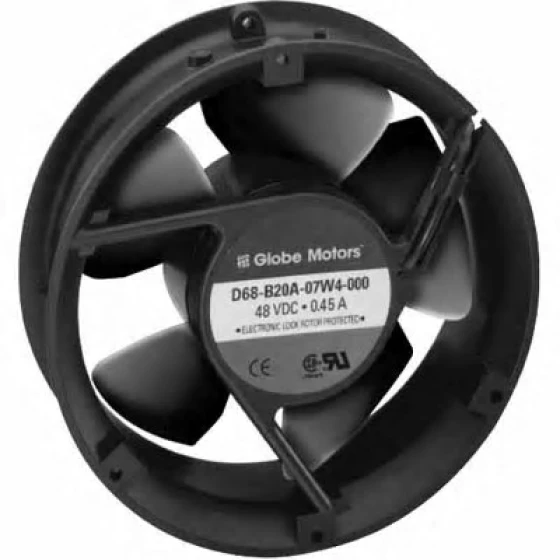 Globe Motors D68-B20A-05W4-000 Ventilator
