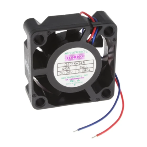Mechatronics G4015H24B-RSR ventilator