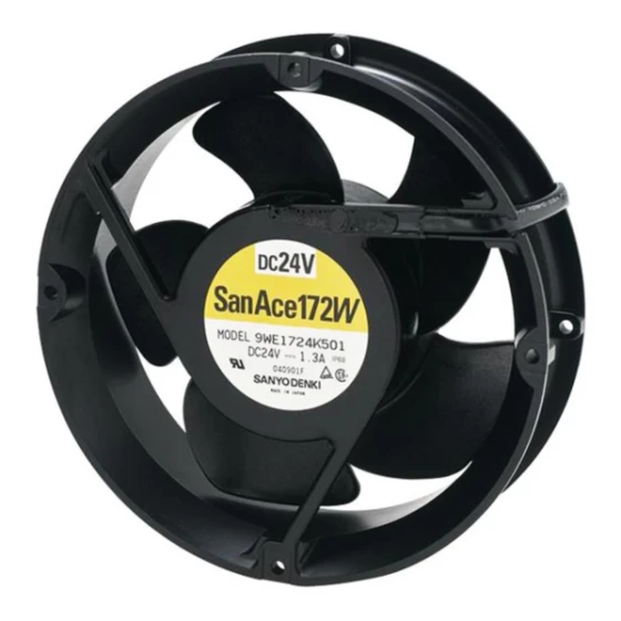 Sanyo Denki 9WE1724K502 fan