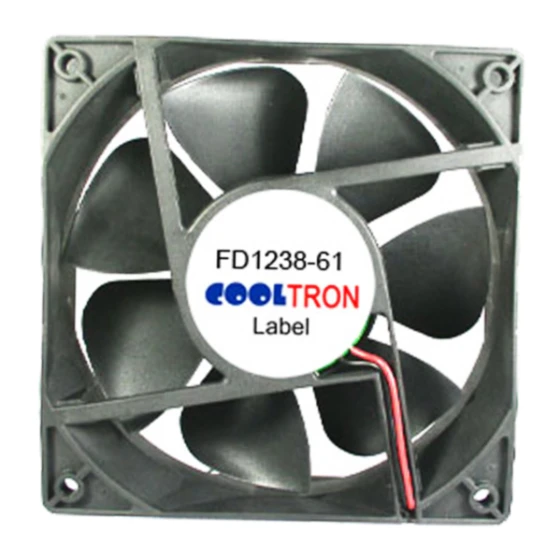 Cooltron Industrial Supply FD1238B24W3-61-3RY ventilator