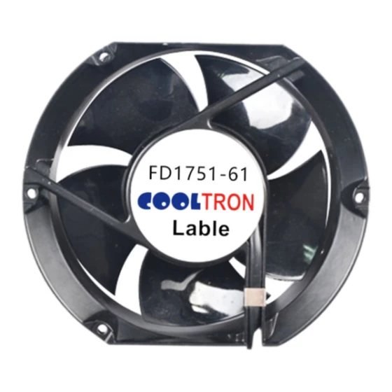 Cooltron Industrial Supply FD1751B24W7-3P-61 ventilator