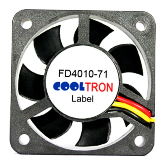 Cooltron Industrial Supply FD4010B24W5-71-2NSC2 ventilator
