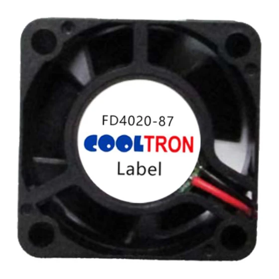 Cooltron Industrial Supply FD4020B12W7-87-2R ventilator