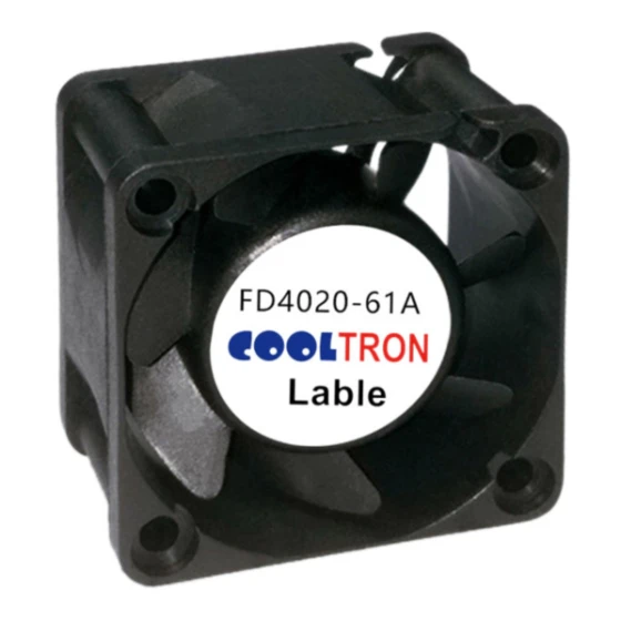 Cooltron Industrial Supply FD4020B12W9-61A-4JC2 ventilator