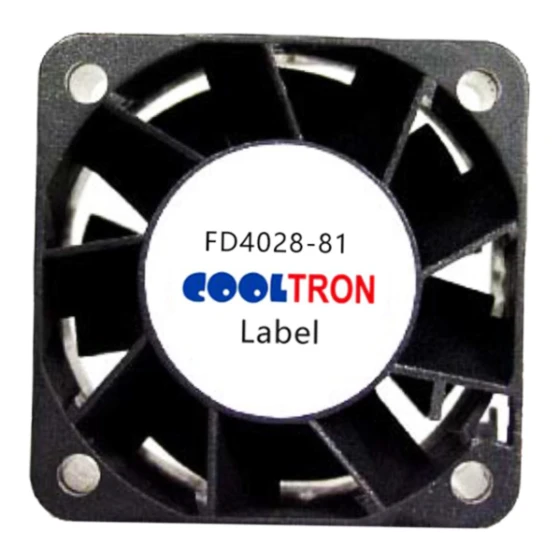Cooltron Industrial Supply FD4028B12W1-81-3R ventilator