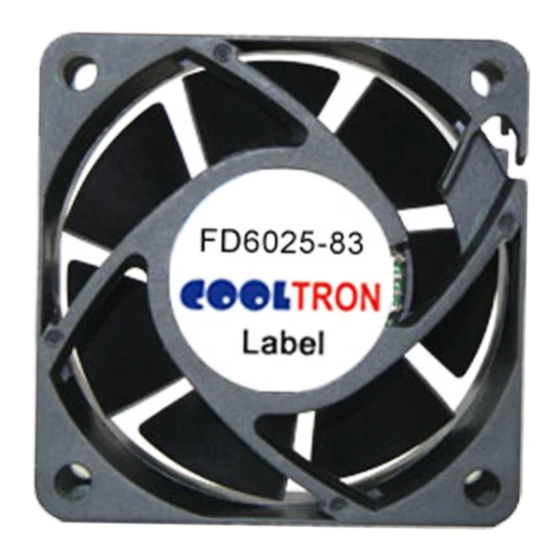 Cooltron Industrial Supply FD6025B12W7-83-2N ventilator