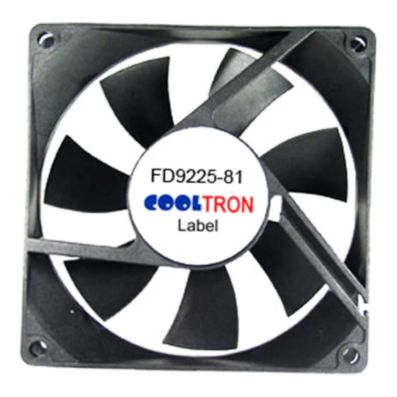 Cooltron Industrial Supply FD9225B24W7-81-2R ventilator
