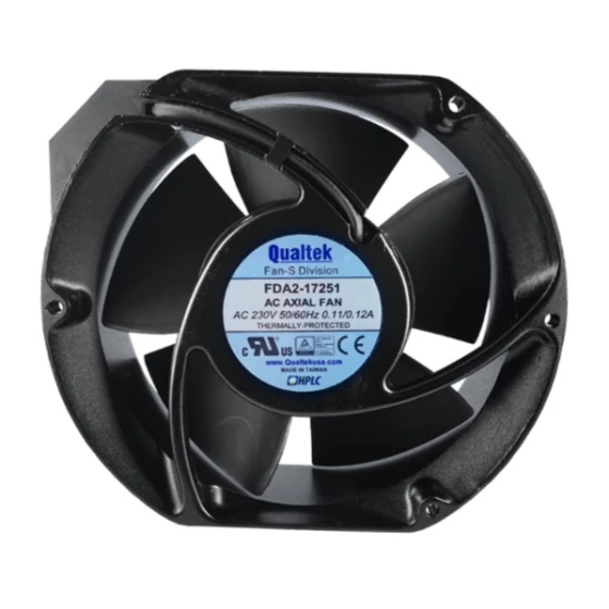 Qualtek FDA2-17251NBKT3F ventilator